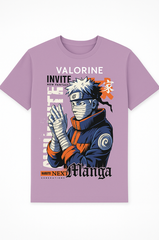 Naruto Kakashi Graphic Tee – Bold Manga Fanwear unisex | VALORAINE